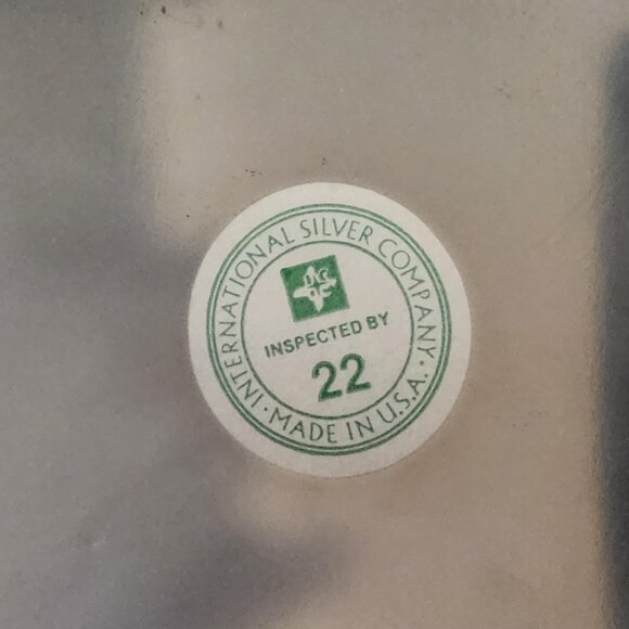 Vintage International silver company round classic design round platter NWOT - Picture 4 of 6